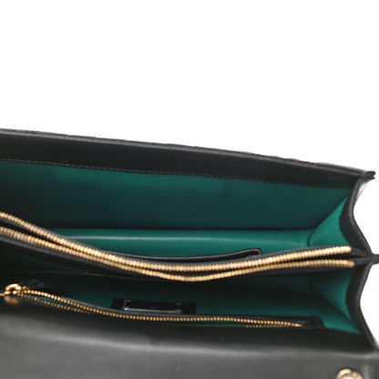 Bulgari Calfskin Quilted Serpenti Forever Shoulder Bag Black 5 of 10