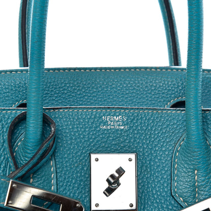 Hermes Togo Birkin 30 Blue Jean 14 of 19