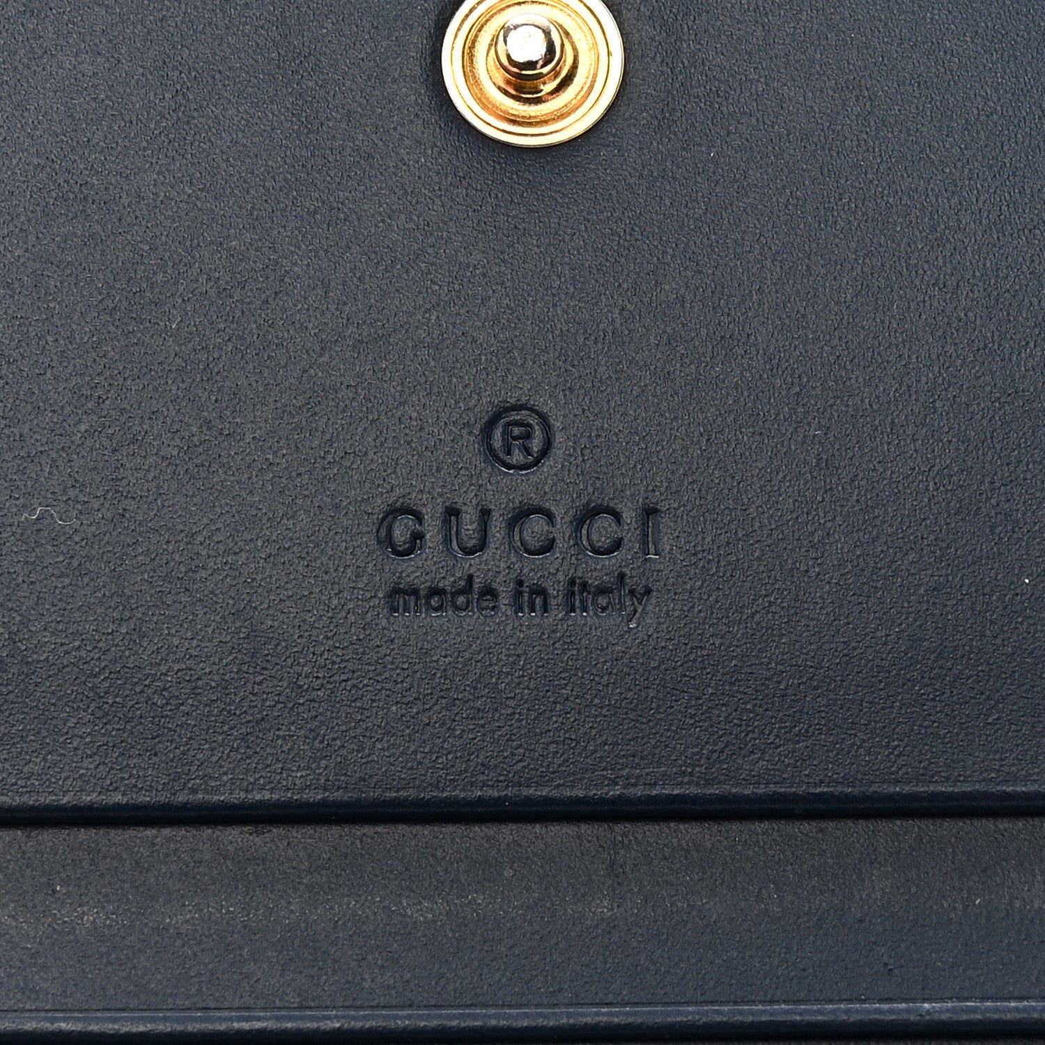 Gucci Guccissima Card Case Wallet Blue 6 of 13