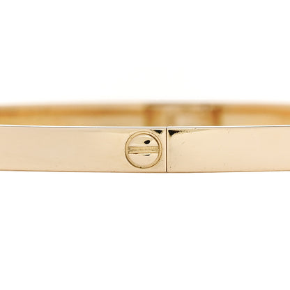Cartier 18K Yellow Gold Small LOVE Bracelet 17 6 of 7