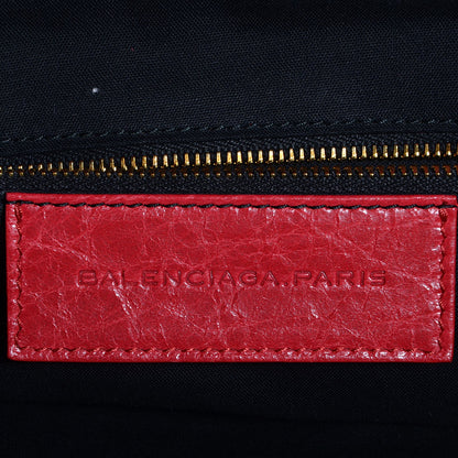 Balenciaga Agneau Giant 12 Gold Hardware Work Rouge Cardinal 8 of 11