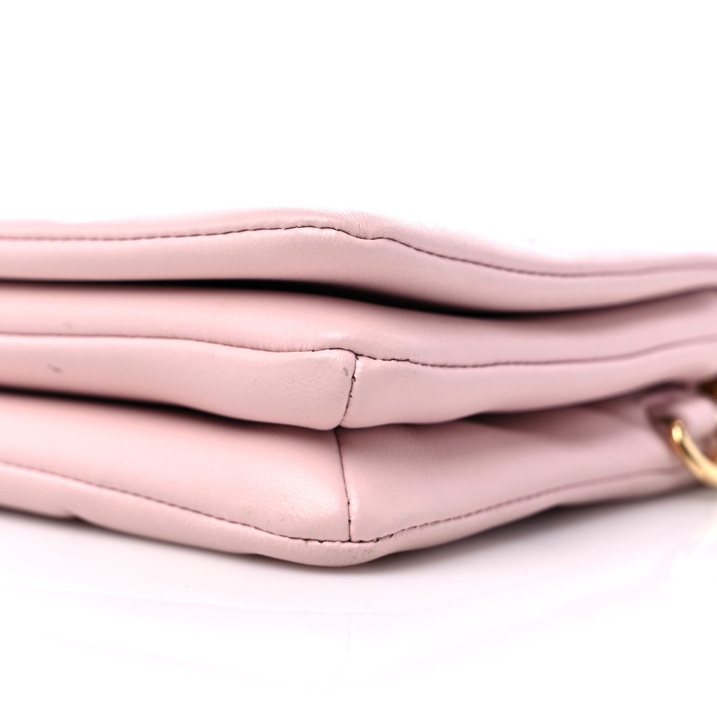 Lambskin Embossed Monogram Pochette Coussin Rose