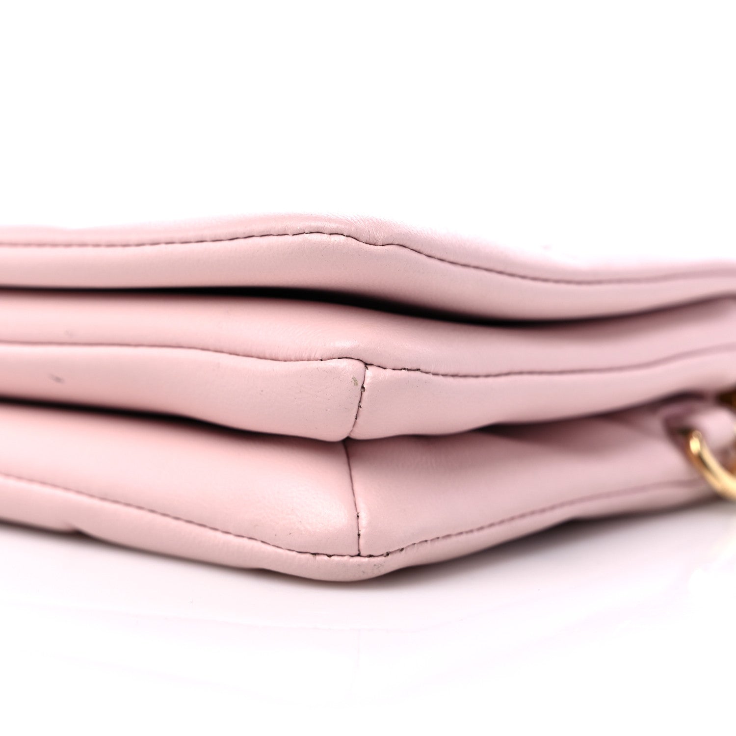 Louis Vuitton Lambskin Embossed Monogram Pochette Coussin Rose 8 of 9