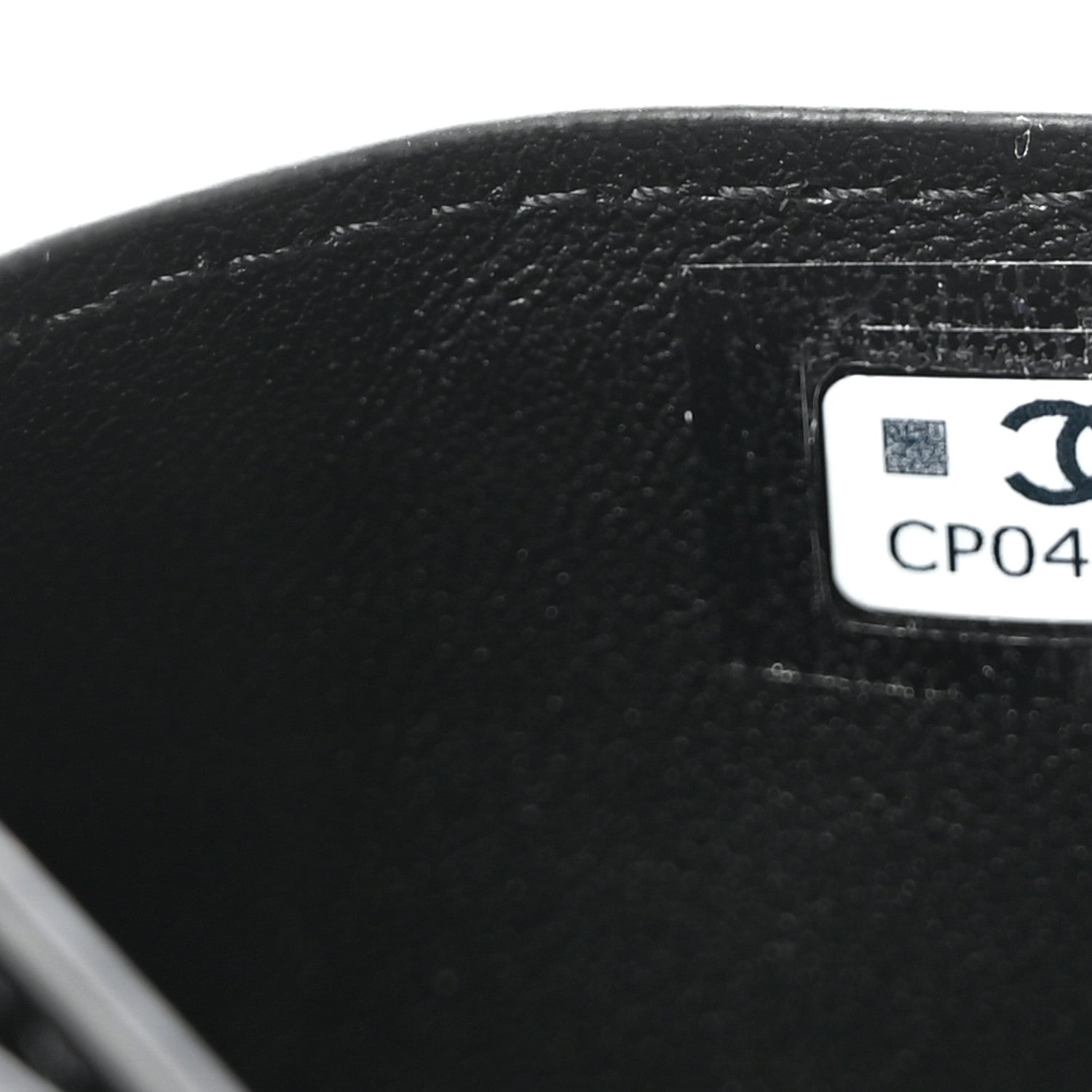 Chanel Calfskin Crocodile Embossed Crococo Card Holder Black 7 of 8