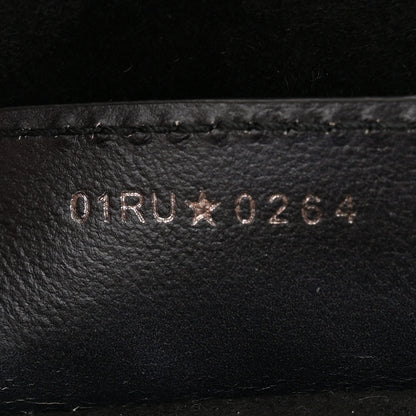 Christian Dior Calfskin New York Saddle Bag With Strap Black Multicolor 7 of 13