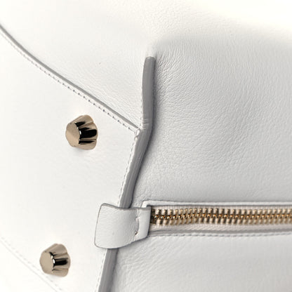 Salvatore Ferragamo Calfskin Large Jet Set Shopper Tote White 10 of 11