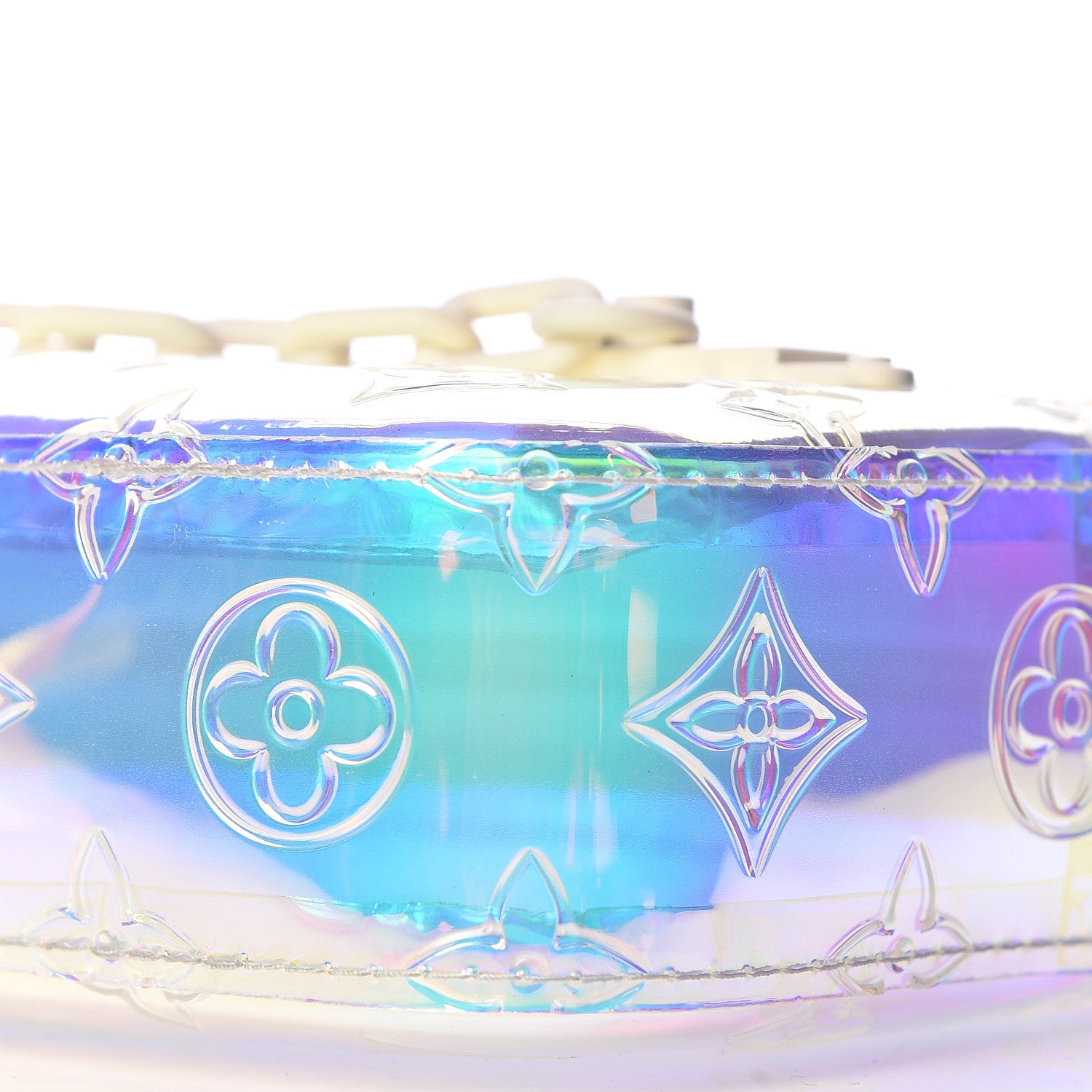 Louis Vuitton PVC Monogram Pochette Volga Iridescent Prism 9 of 10