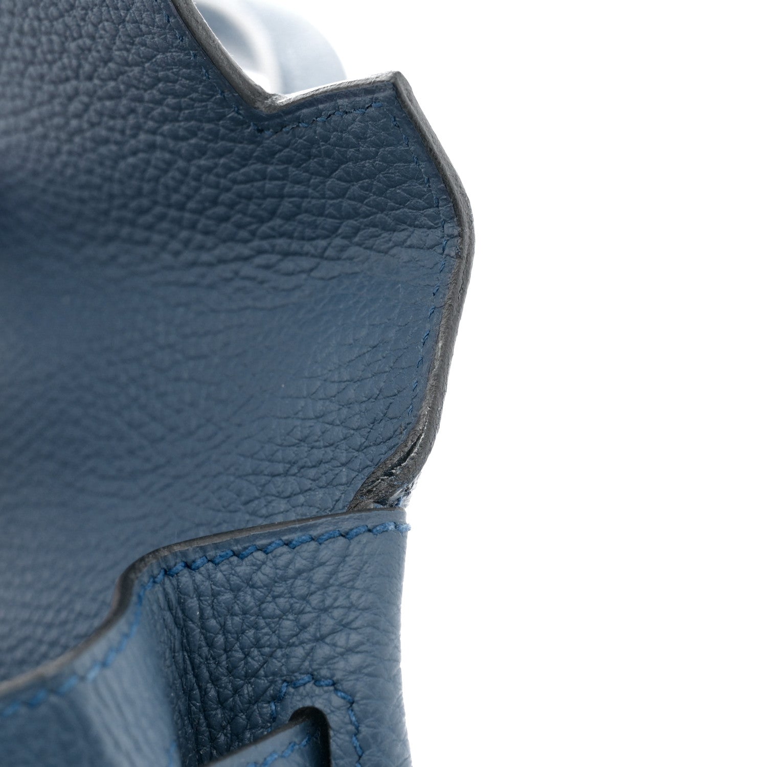 Hermes Togo Kelly Retourne 32 Bleu Agate 11 of 11