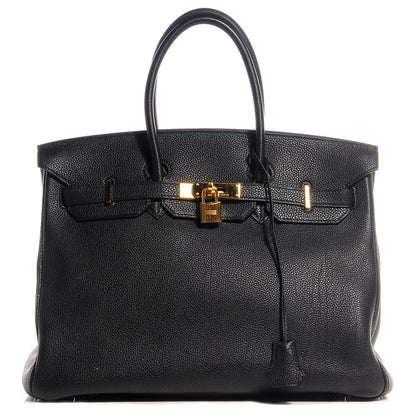 Hermes Togo Leather Birkin 35 Black 1 of 29