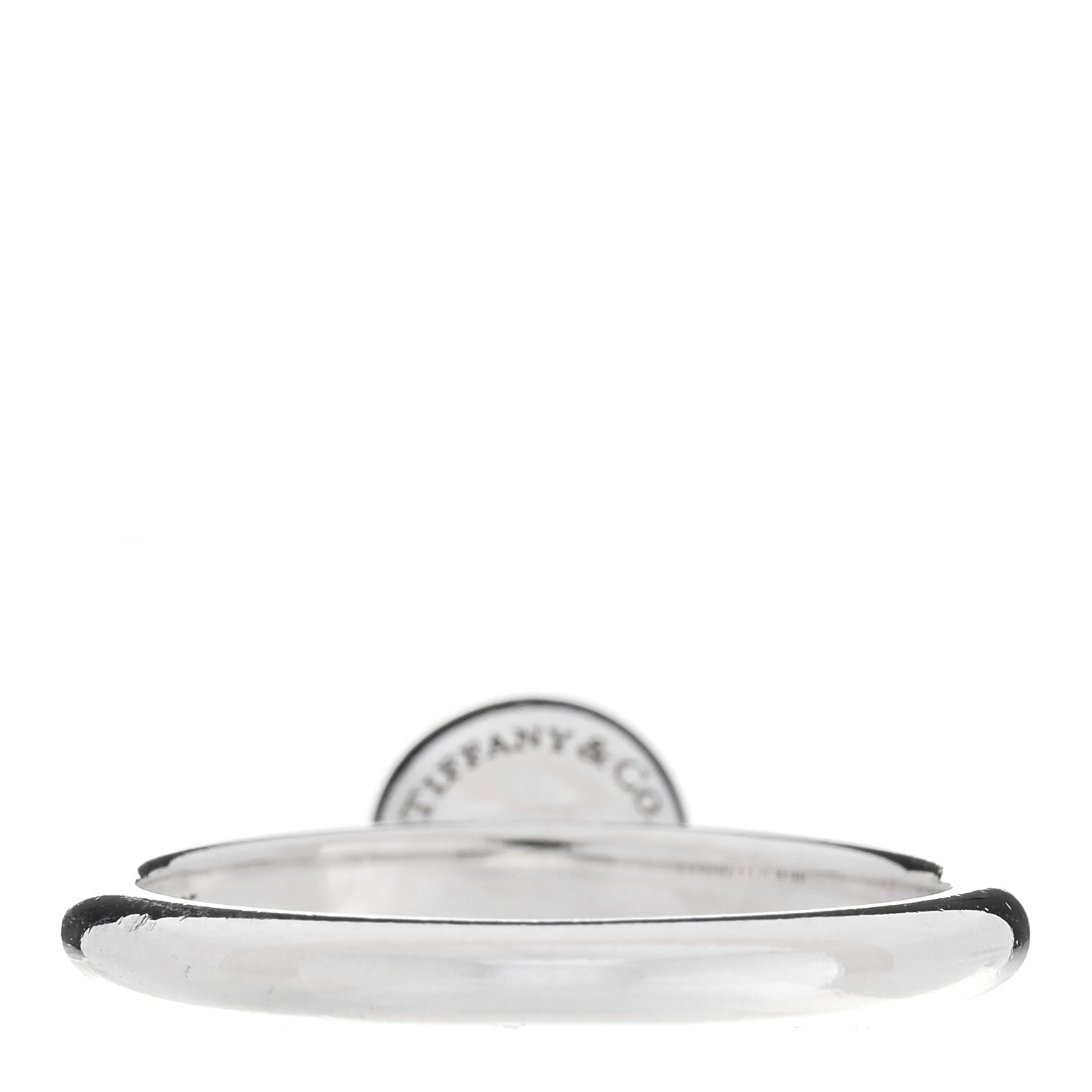 Tiffany Sterling Silver 8mm Hardwear Ball Ring 57 8 3 of 6