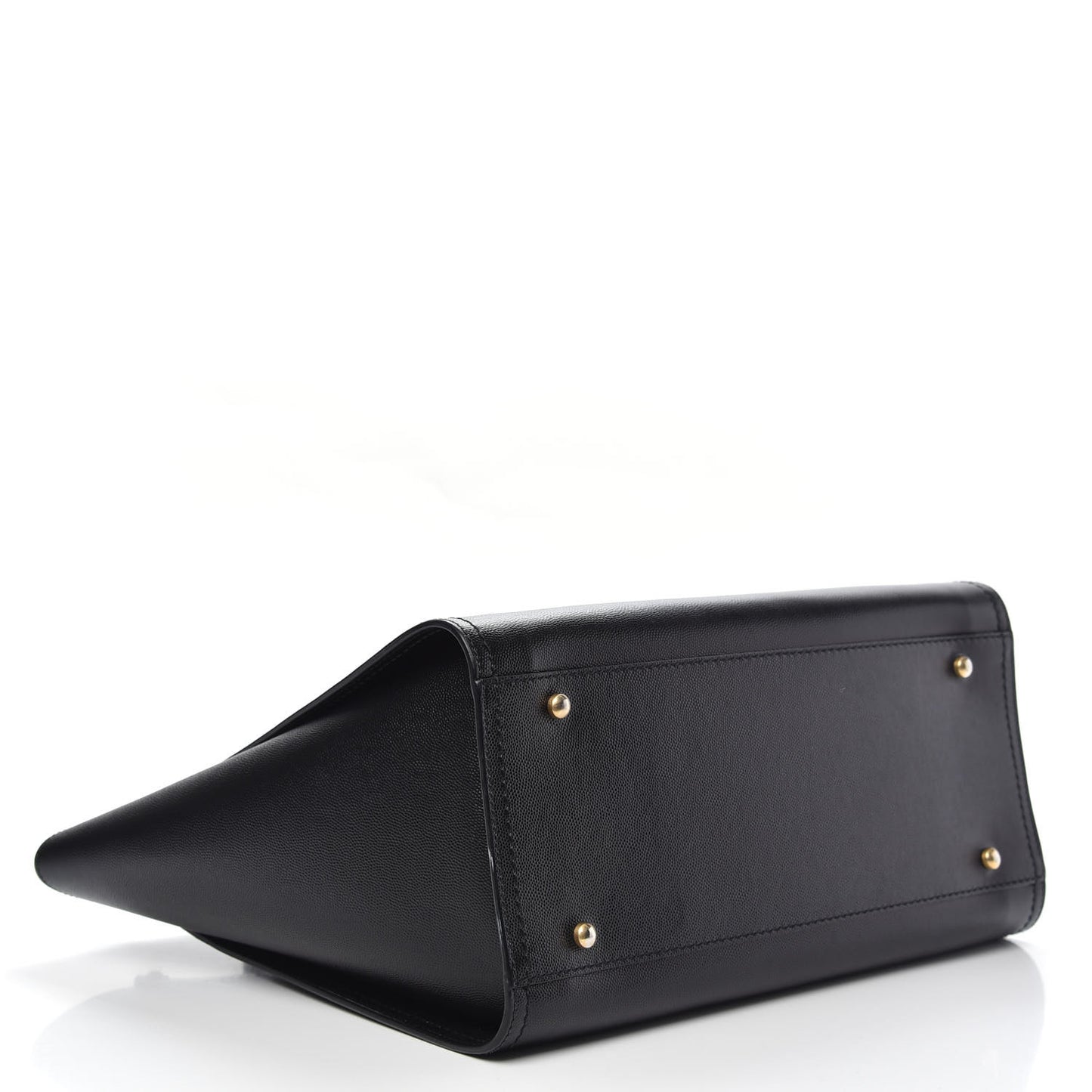 Caviar Small Studded Deauville Tote Black