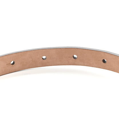 Gucci Calfskin Horsebit Skinny Belt 75 30 Black 4 of 5