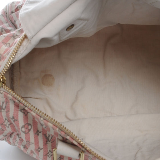 Louis Vuitton Mini Lin Croisette Speedy 30 Rouge 6 of 6