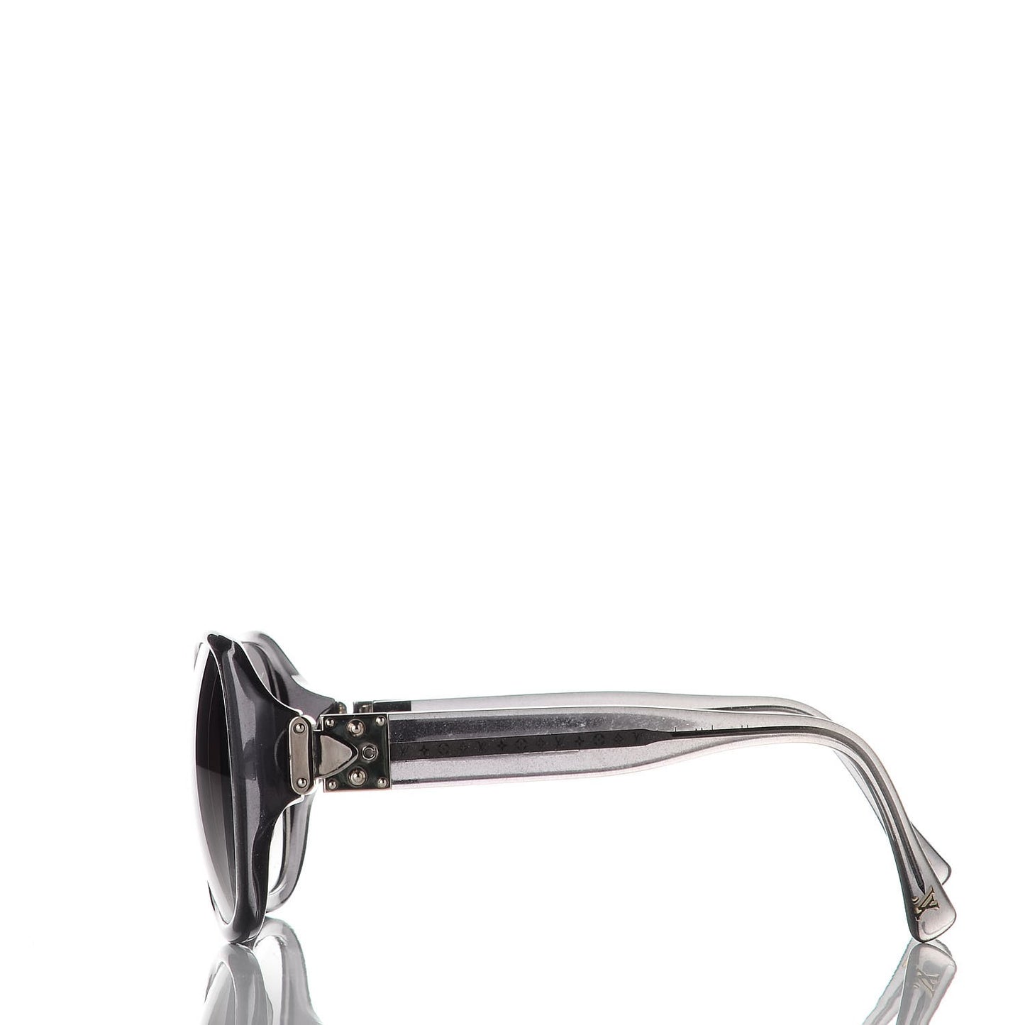 Soupcon Oversized Sunglasses Z0407E Grey Glitter