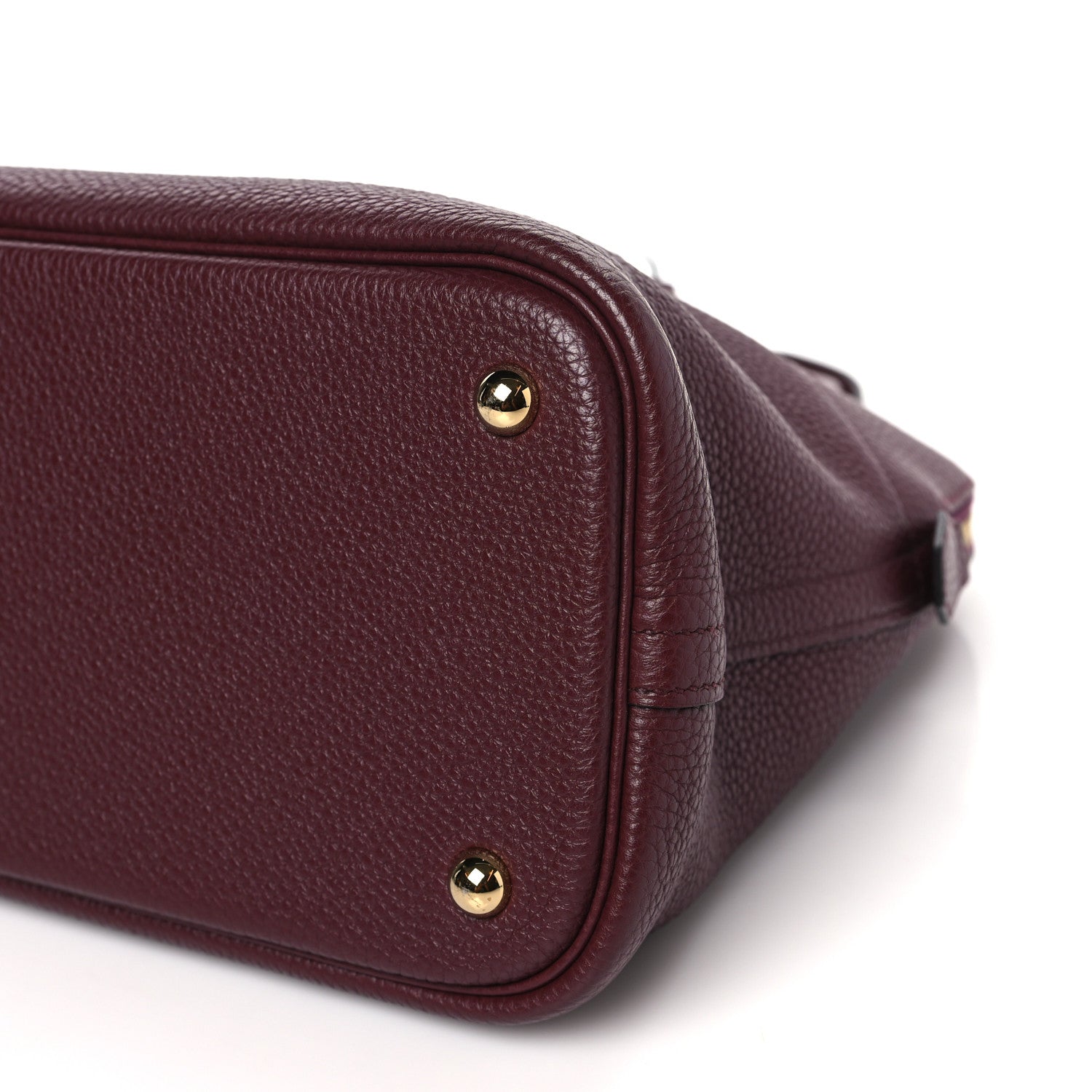 Hermes Taurillon Clemence Bolide 35 Bordeaux 9 of 9