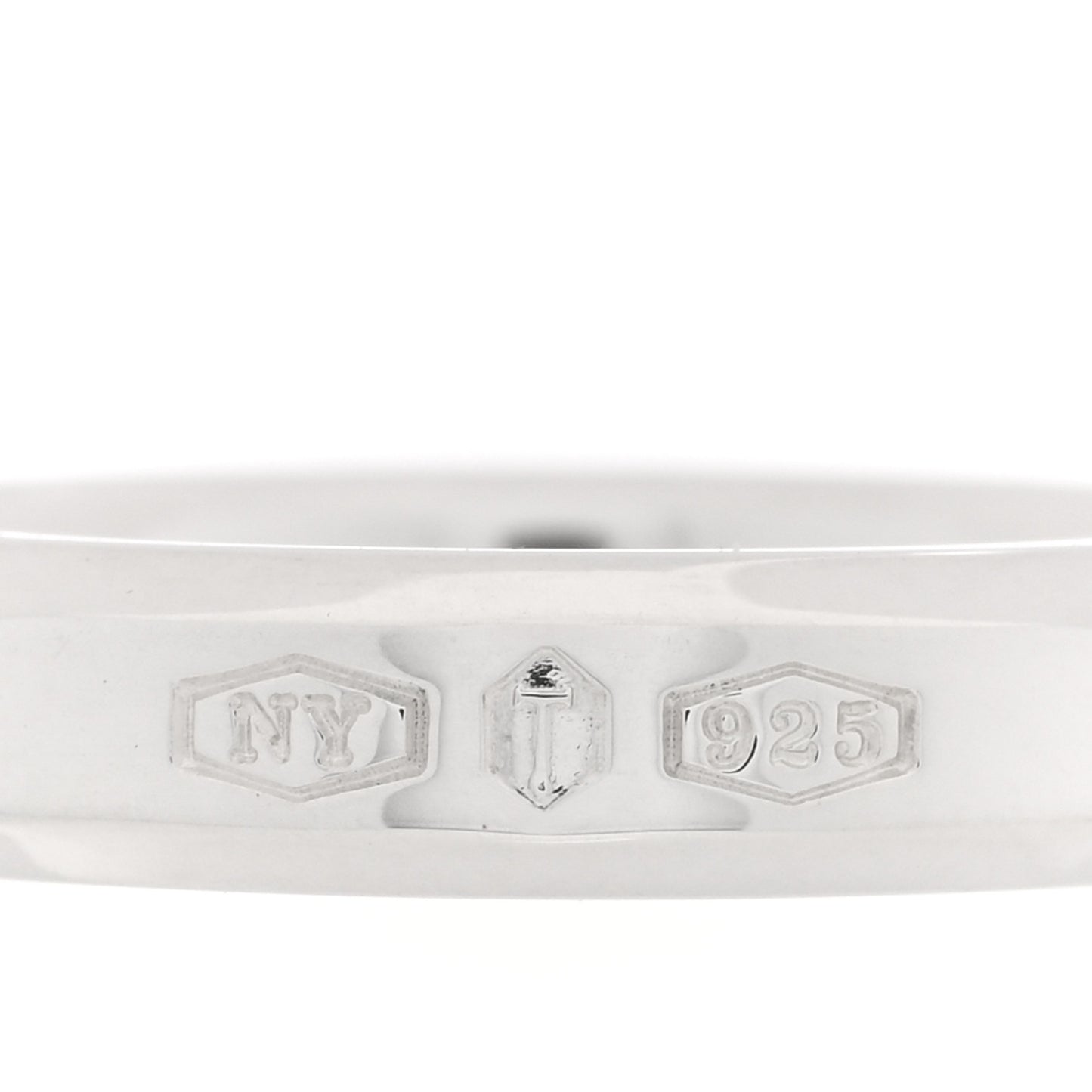 Sterling Silver Makers Narrow Slice Ring 52 6
