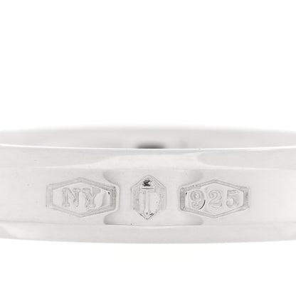 Tiffany Sterling Silver Makers Narrow Slice Ring 52 6 4 of 6