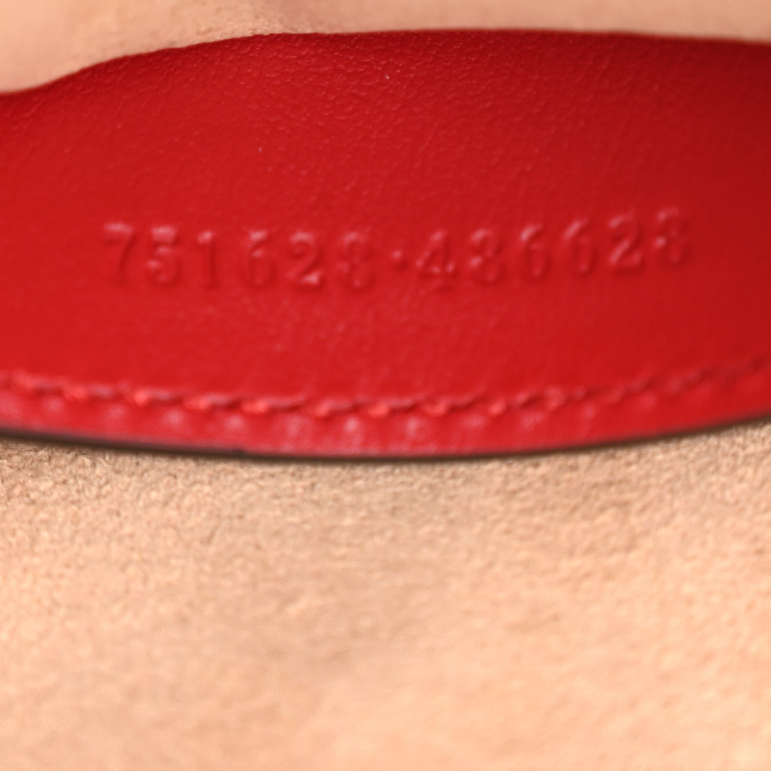 Gucci Calfskin Matelasse Diagonal Mini Interlocking G Heart Shoulder Bag Hibiscus Red 7 of 10