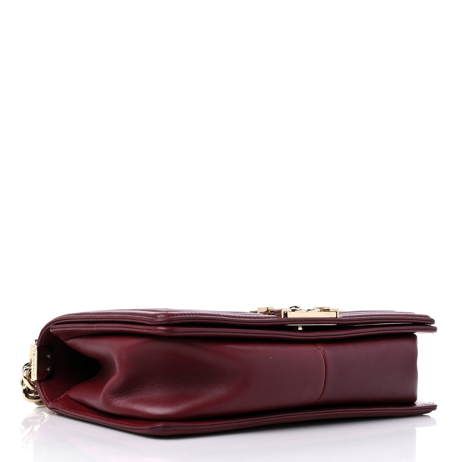 Chanel Lambskin Quilted Medium Boy Flap Dark Red 4 of 16