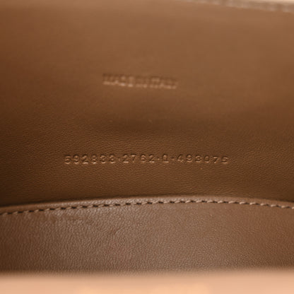 Balenciaga Coated Canvas BB Monogram Logo Print XS Hourglass Top Handle Bag Beige Brown Black 7 of 12