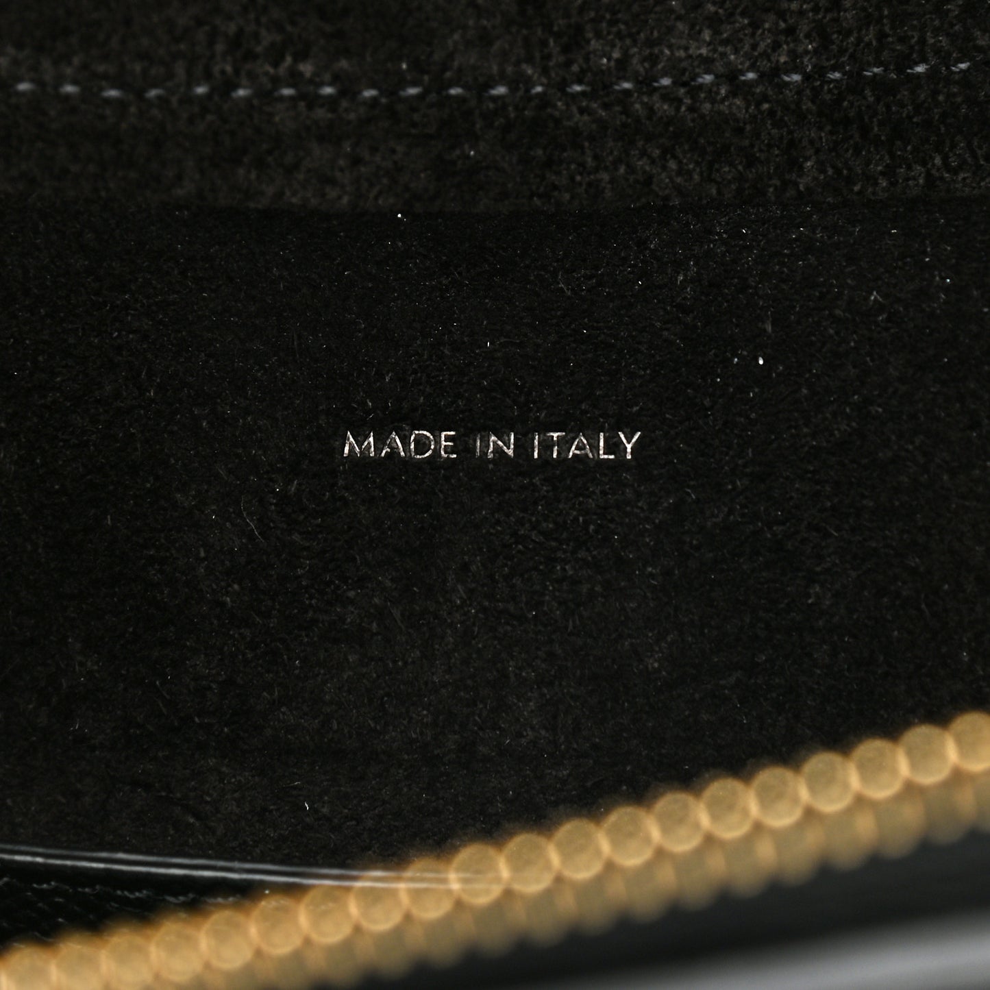 Grained Calfskin Micro Belt Bag Black