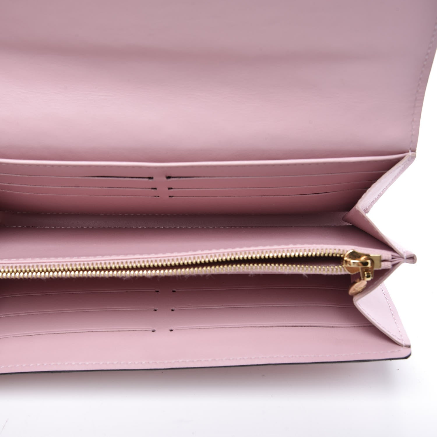 Louis Vuitton Vernis Sarah Wallet NM Rose Ballerine 4 of 8
