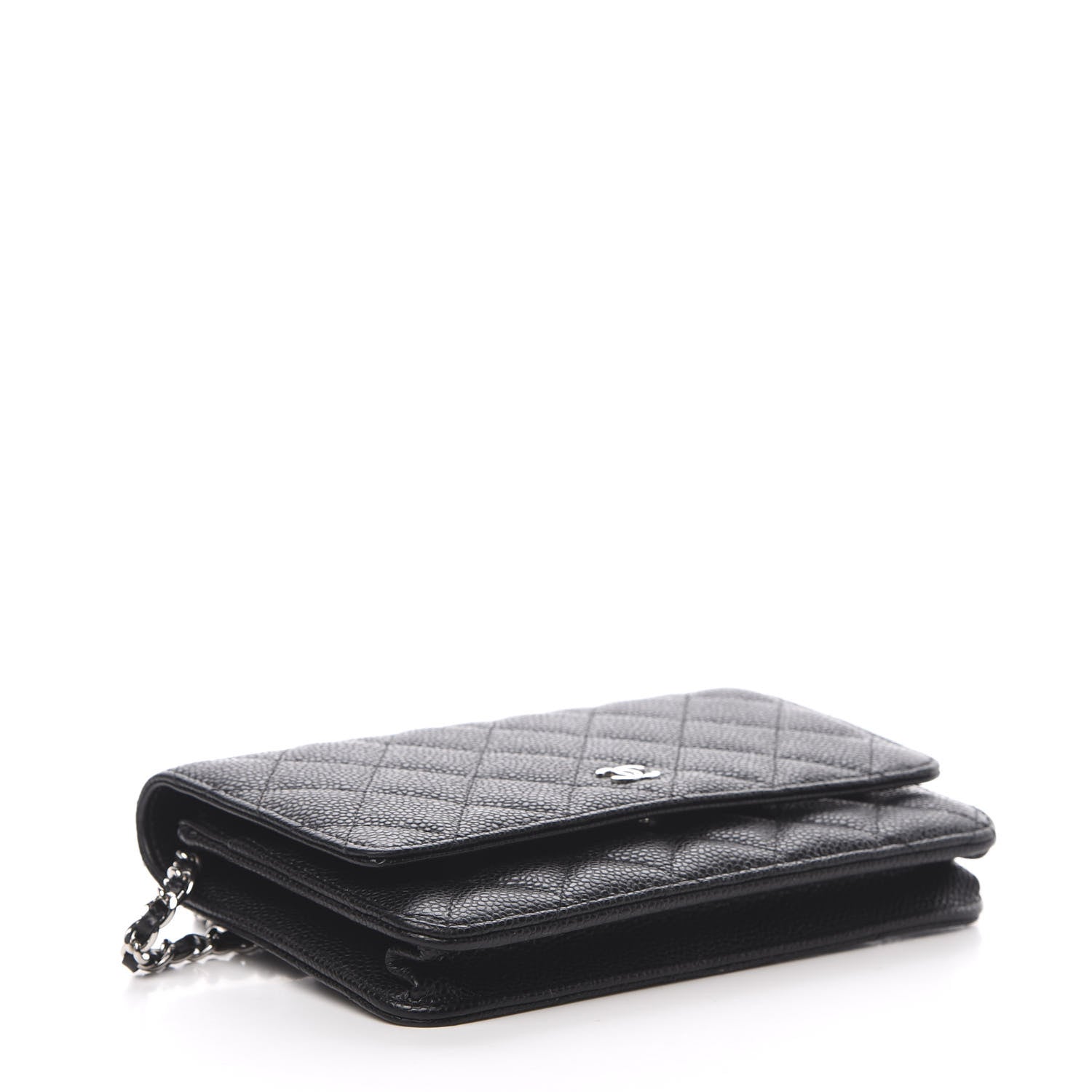 Chanel Caviar Quilted Wallet On Chain WOC Black 4 of 13