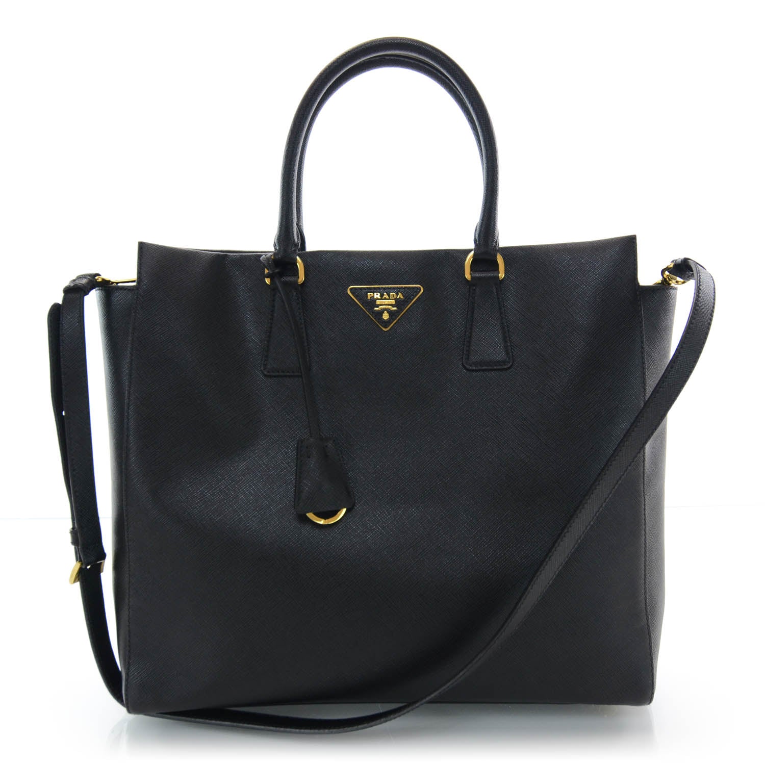 Prada Saffiano Lux Tote Nero Black 1 of 9