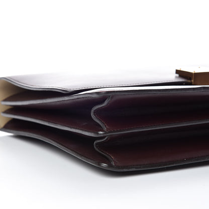 Celine Smooth Calfskin Large Case Chain Flap Burgundy 10 of 13