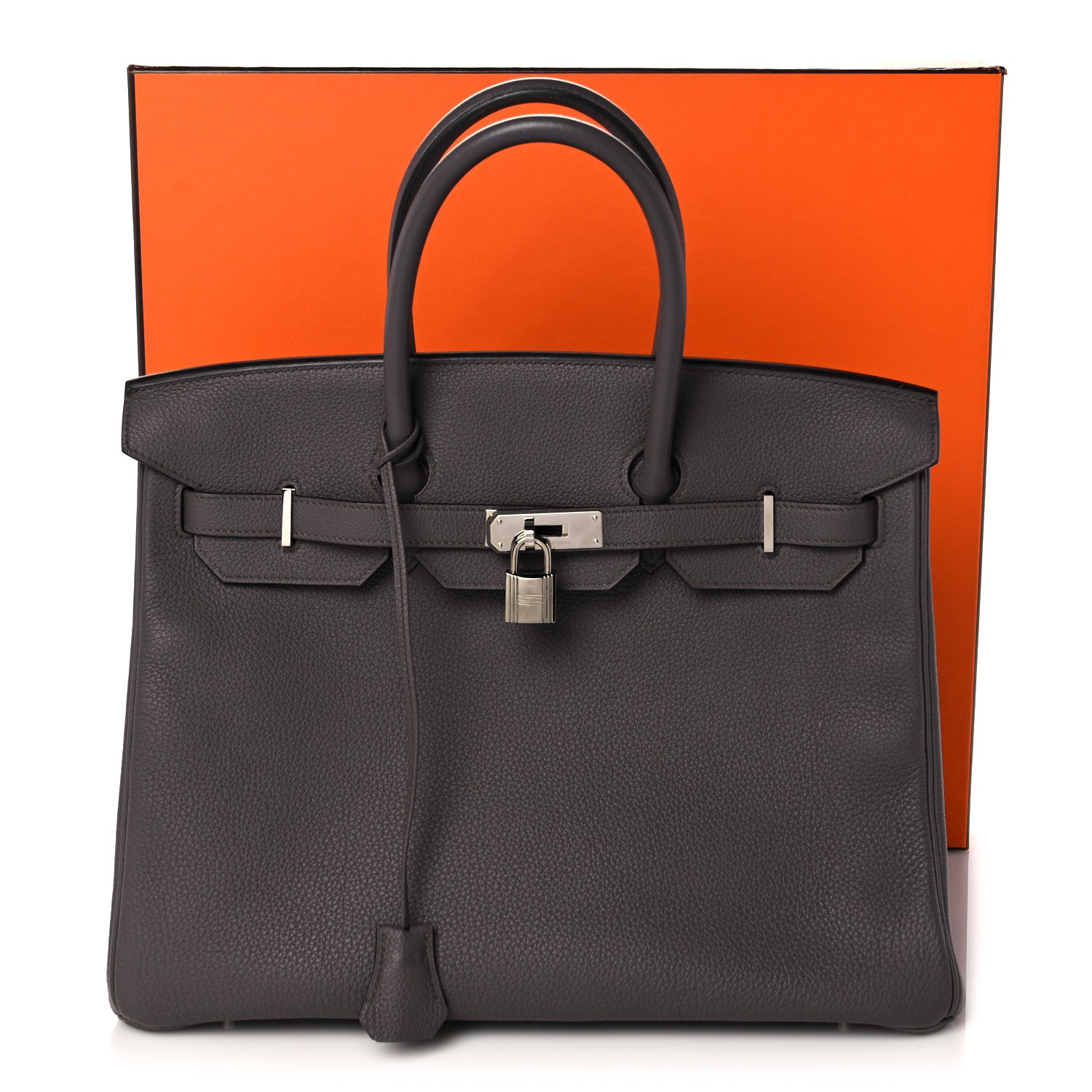 Hermes Togo Birkin 35 Etain 38 of 38