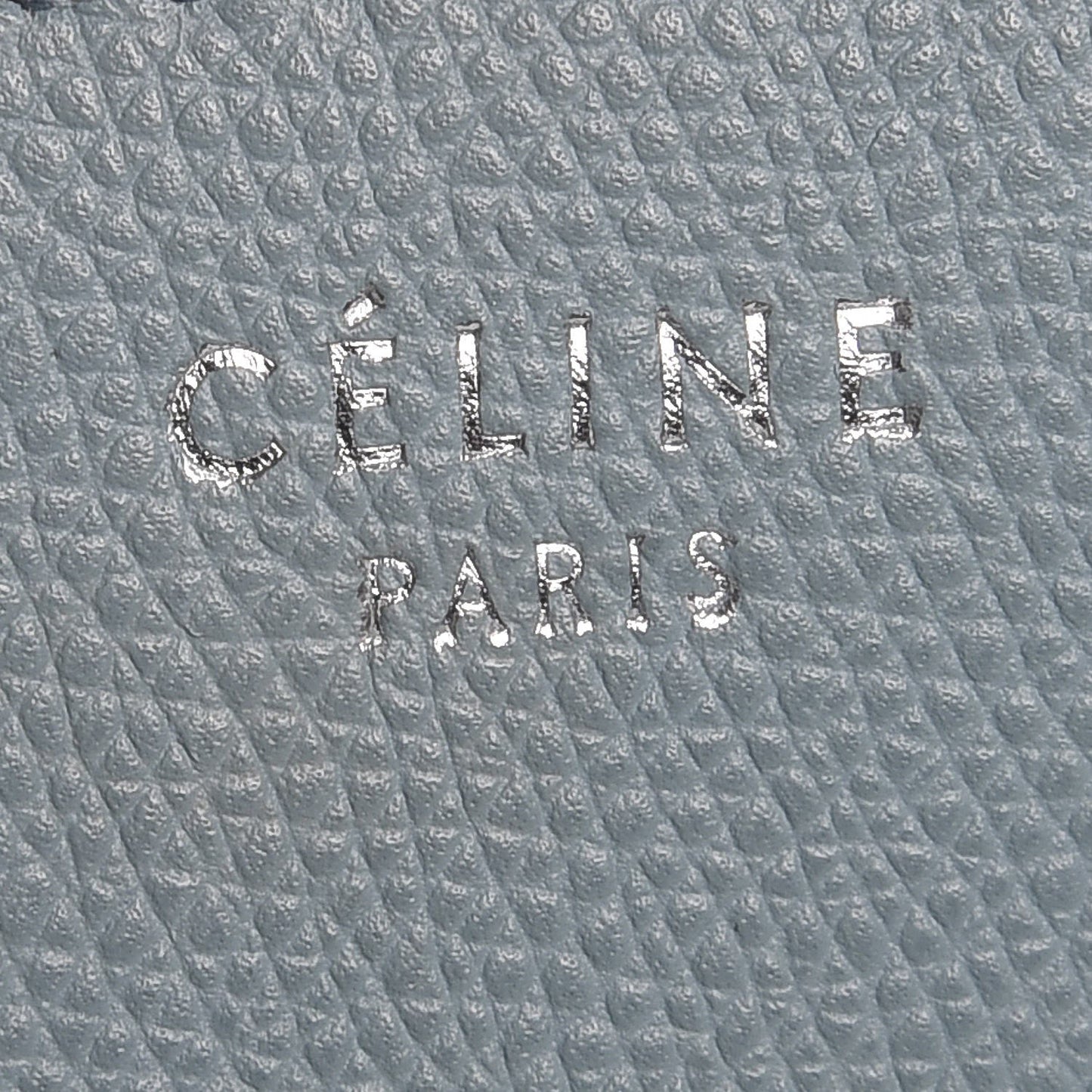 Grained Calfskin Medium Phantom Luggage Sky Blue