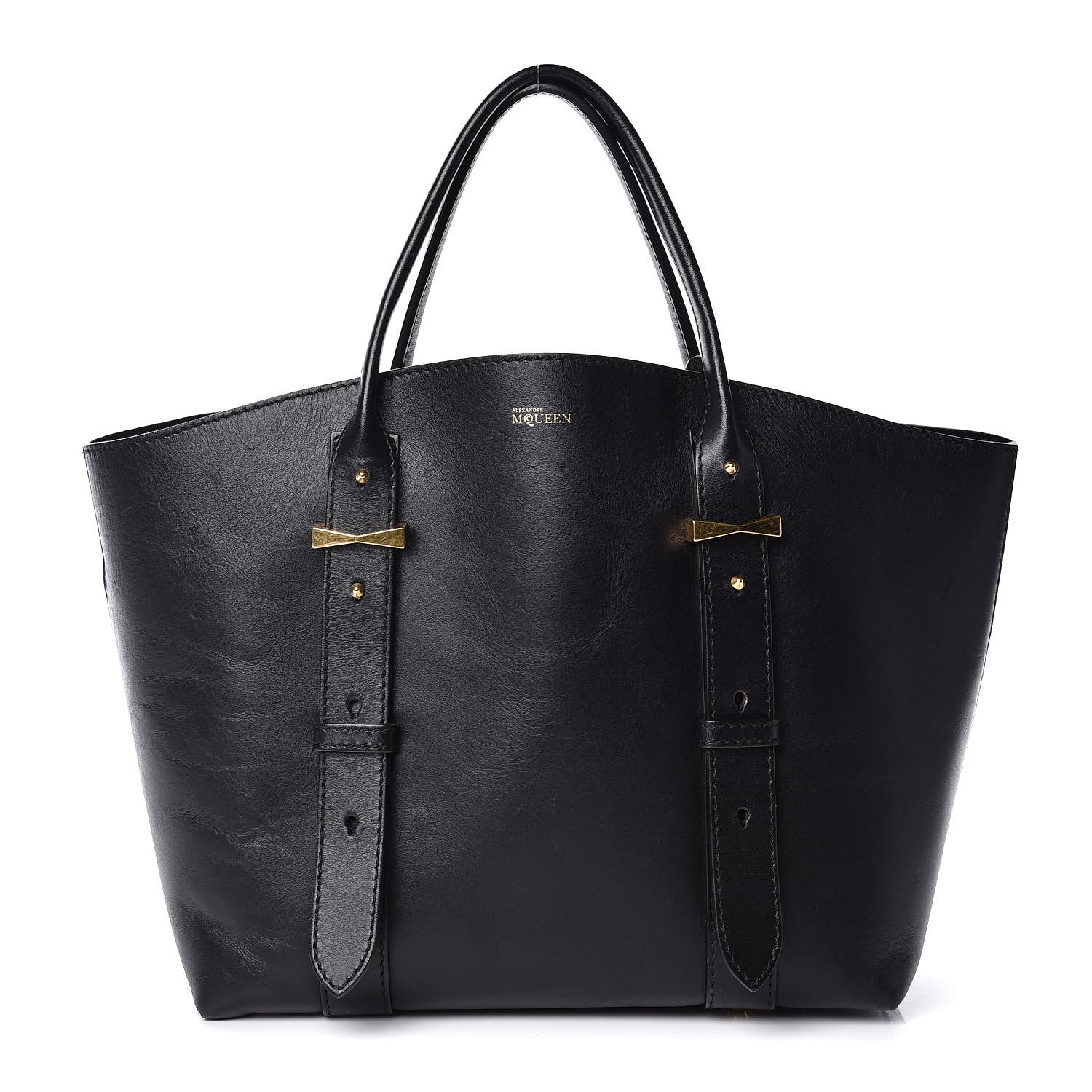 Alexander McQueen Soft Calfskin Medium Legend Tote Black 3 of 13