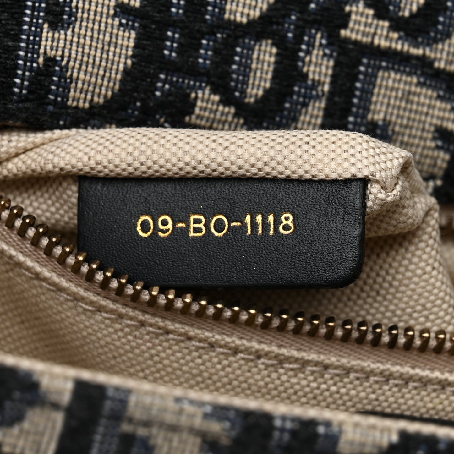 Oblique Small DiorAddict Flap Bag Navy Blue