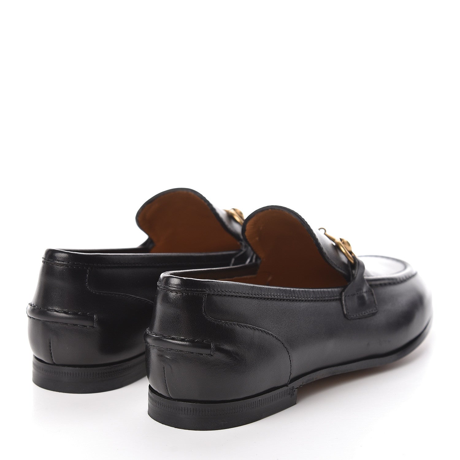 Gucci Calfskin Womens Jordaan Loafers 34 Black 4 of 9