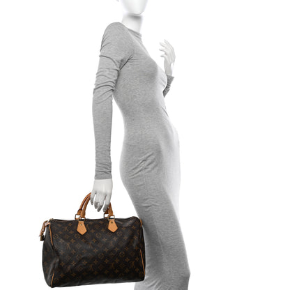 Louis Vuitton Monogram Speedy 35 2 of 16