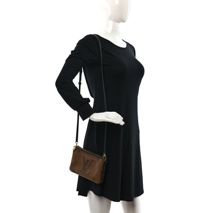 Louis Vuitton Reverse Monogram Giant Double Zip Pochette 3 of 9