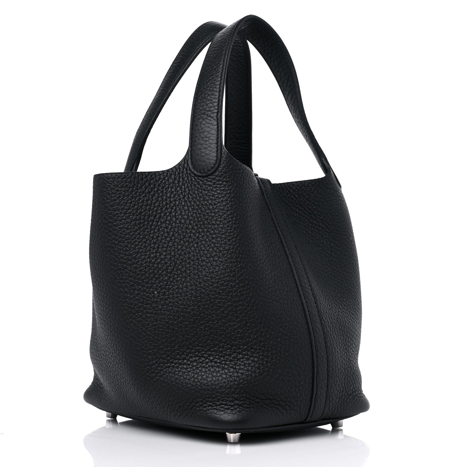 Hermes Taurillon Clemence Picotin Lock 18 PM Black 3 of 8