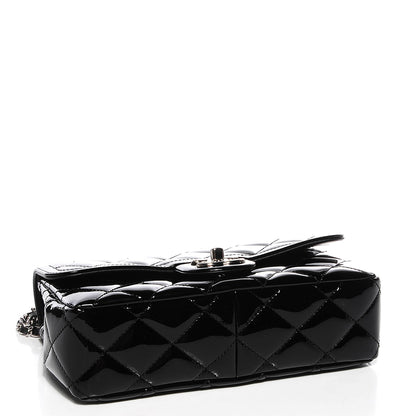 Chanel Patent Quilted Small Coco Shine Flap Black 4 of 9