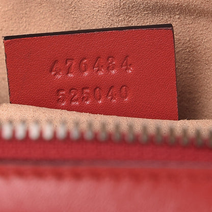 Gucci Calfskin Matelasse GG Marmont Belt Bag 75 30 Hibiscus Red 7 of 10