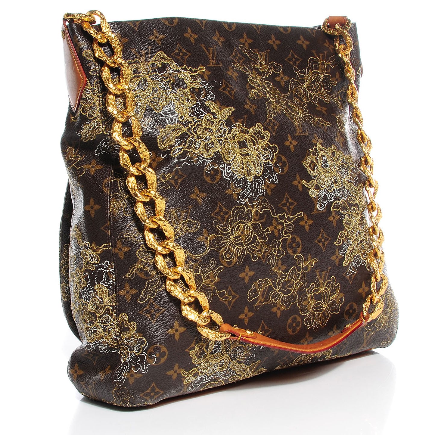 Monogram Dentelle Fersen Gold