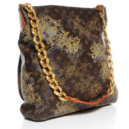Louis Vuitton Monogram Dentelle Fersen Gold 3 of 7