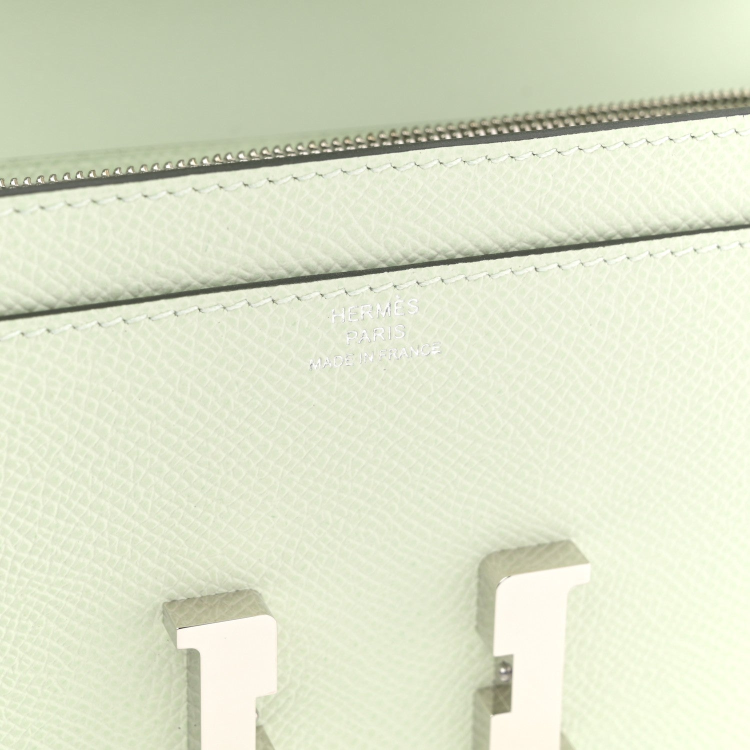 Hermes Epsom Constance Long To Go Wallet Vert Fizz 6 of 10