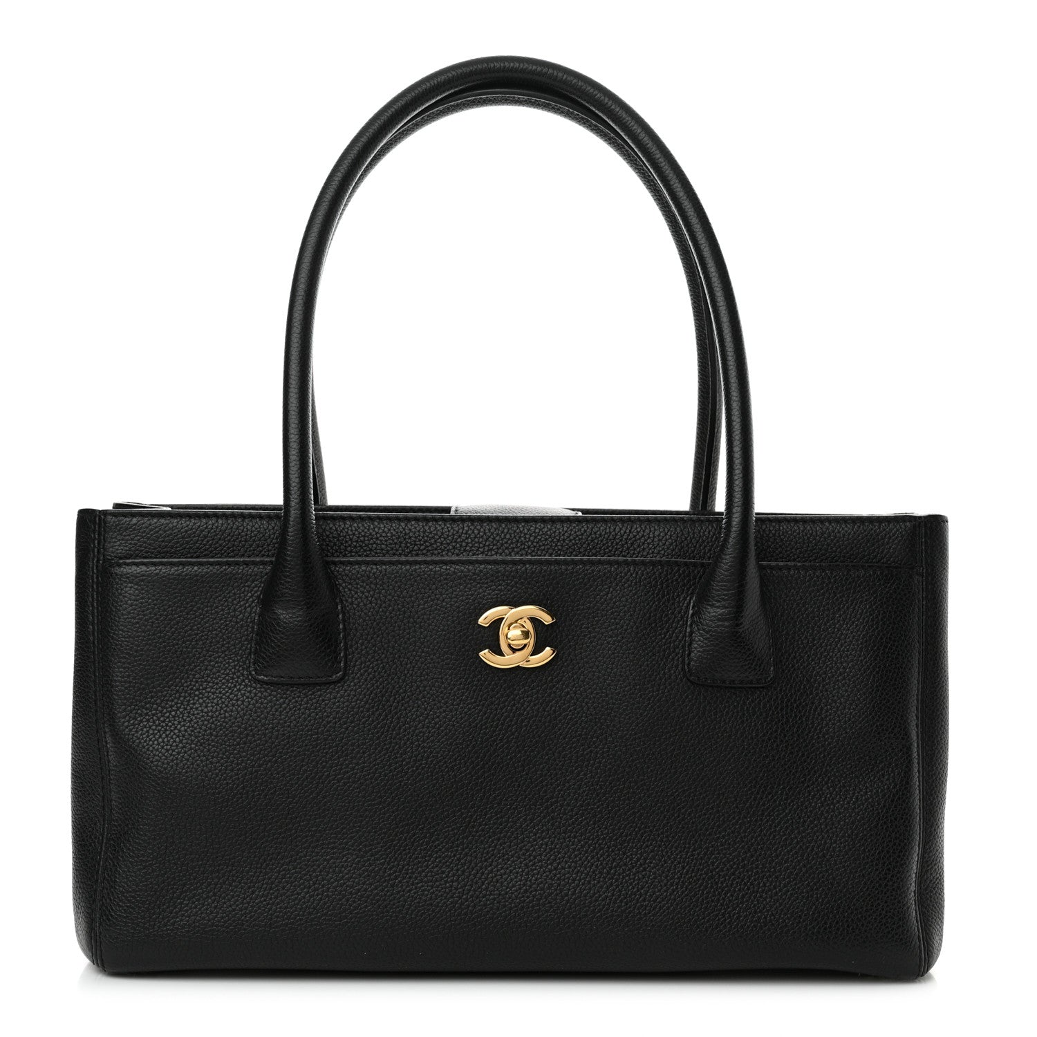 Chanel Caviar Medium Cerf Executive Shopper Tote Black 1 of 12
