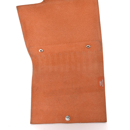 Hermes Togo Ulysse PM Notebook Cover Orange 6 of 9