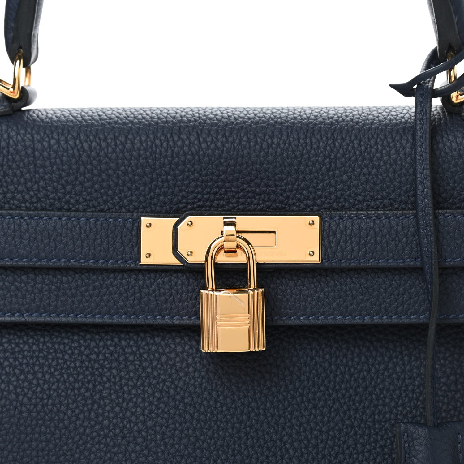 Hermes Togo Kelly Retourne 28 Bleu Nuit 7 of 9