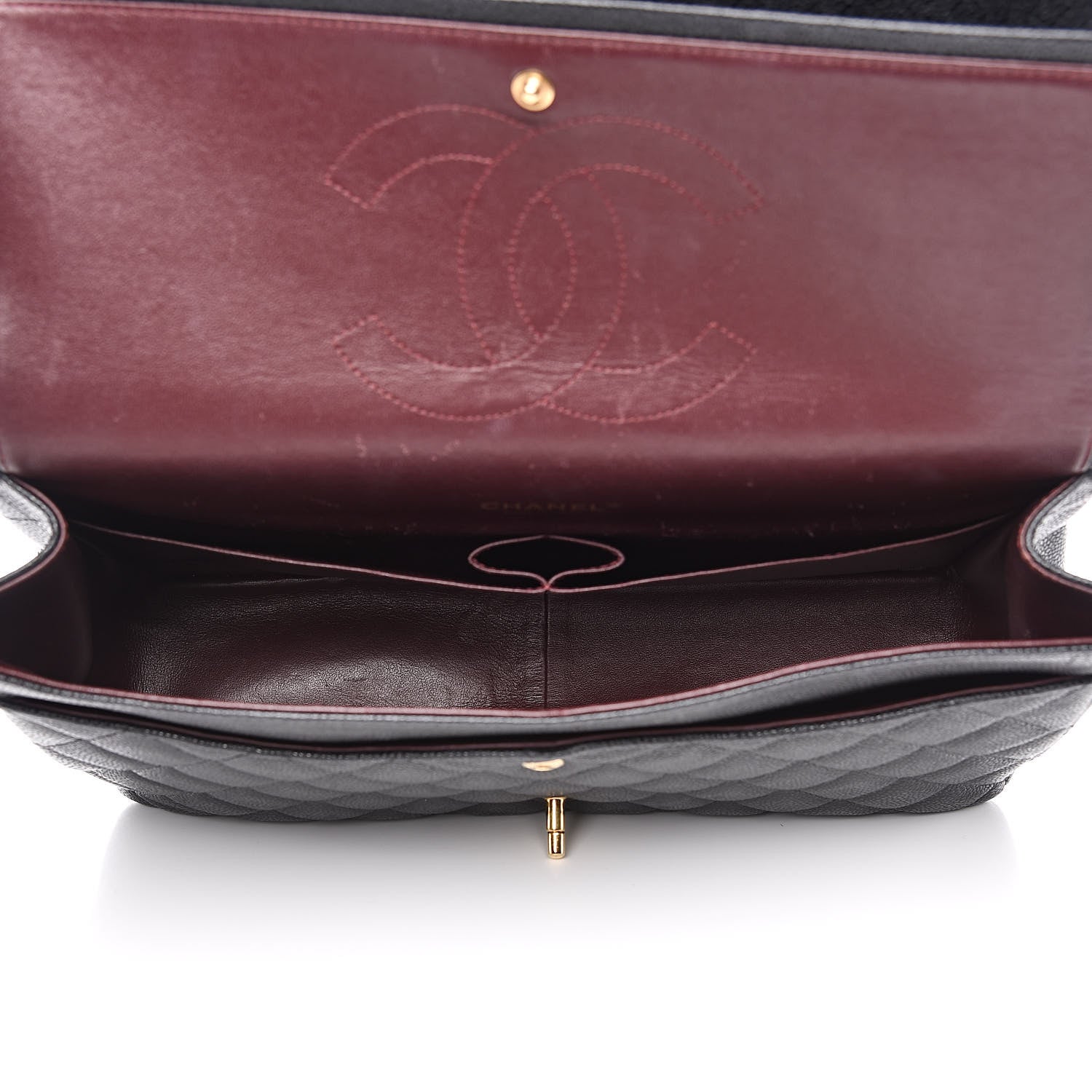 Chanel Caviar Quilted Maxi Double Flap Black 5 of 17