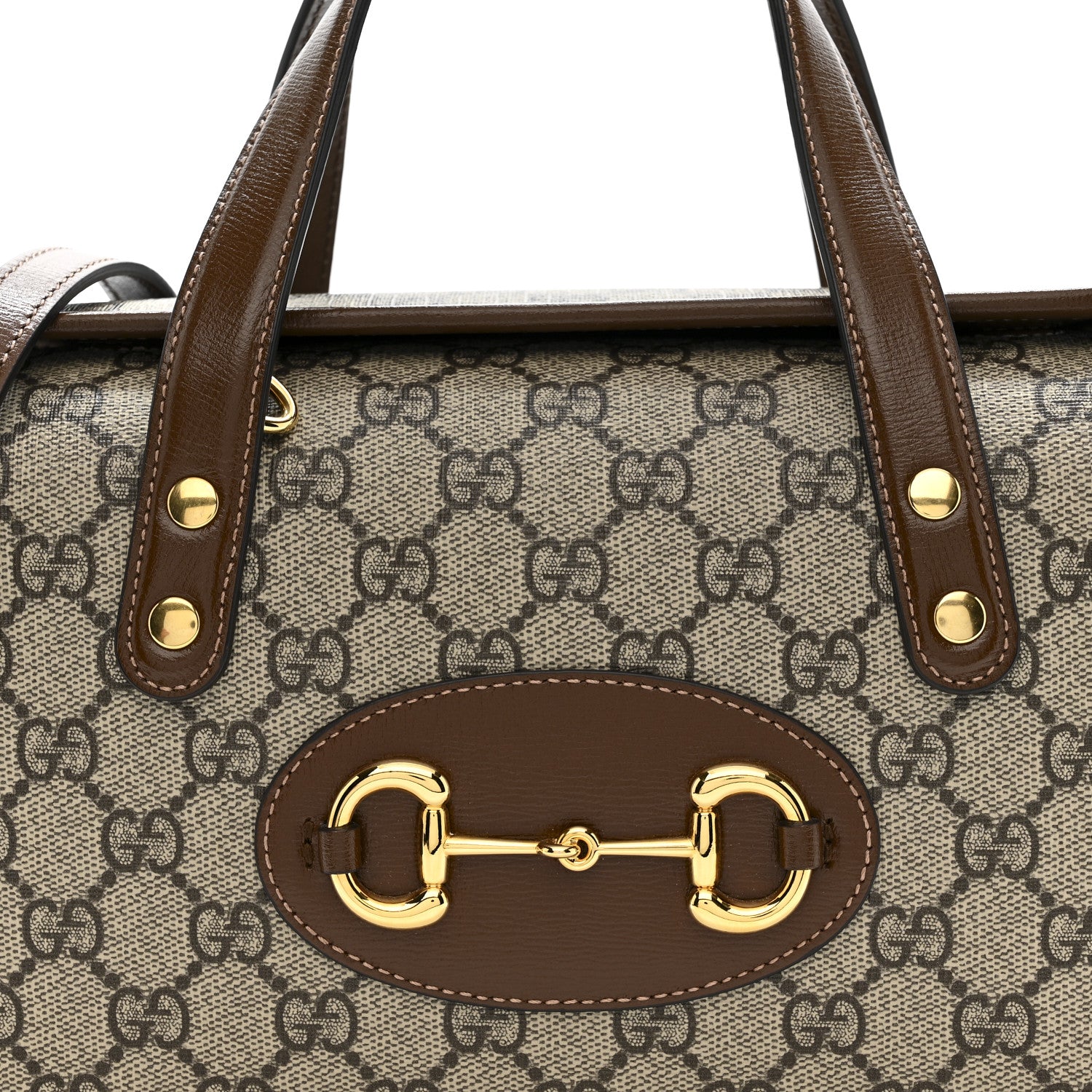 Gucci GG Supreme Monogram Azalea Calfskin Mini Horsebit 1955