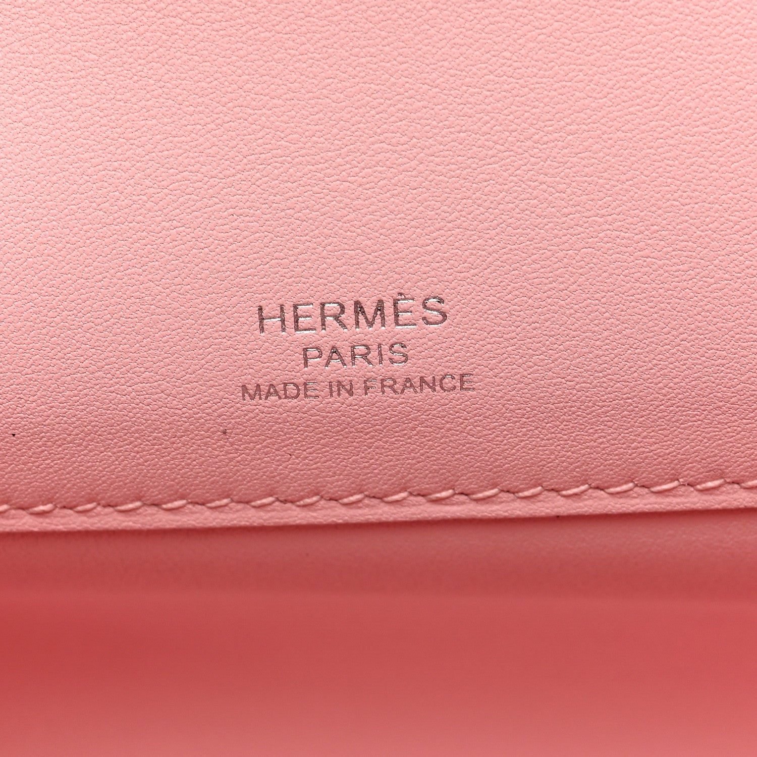 Hermes Swift Kelly Cut Clutch Pochette Rose Sakura 6 of 6