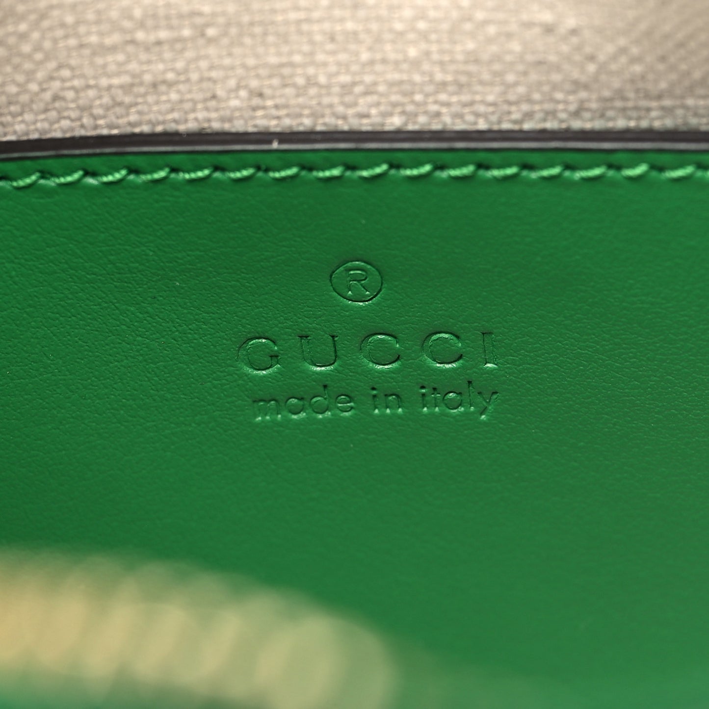 Calfskin GG Matelasse Shoulder Bag Spring Green Natural