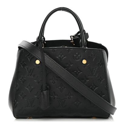Louis Vuitton Empreinte Montaigne BB Black 1 of 10